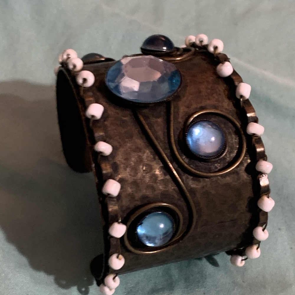 Metal cuff bracelet I purchased for a cosplay